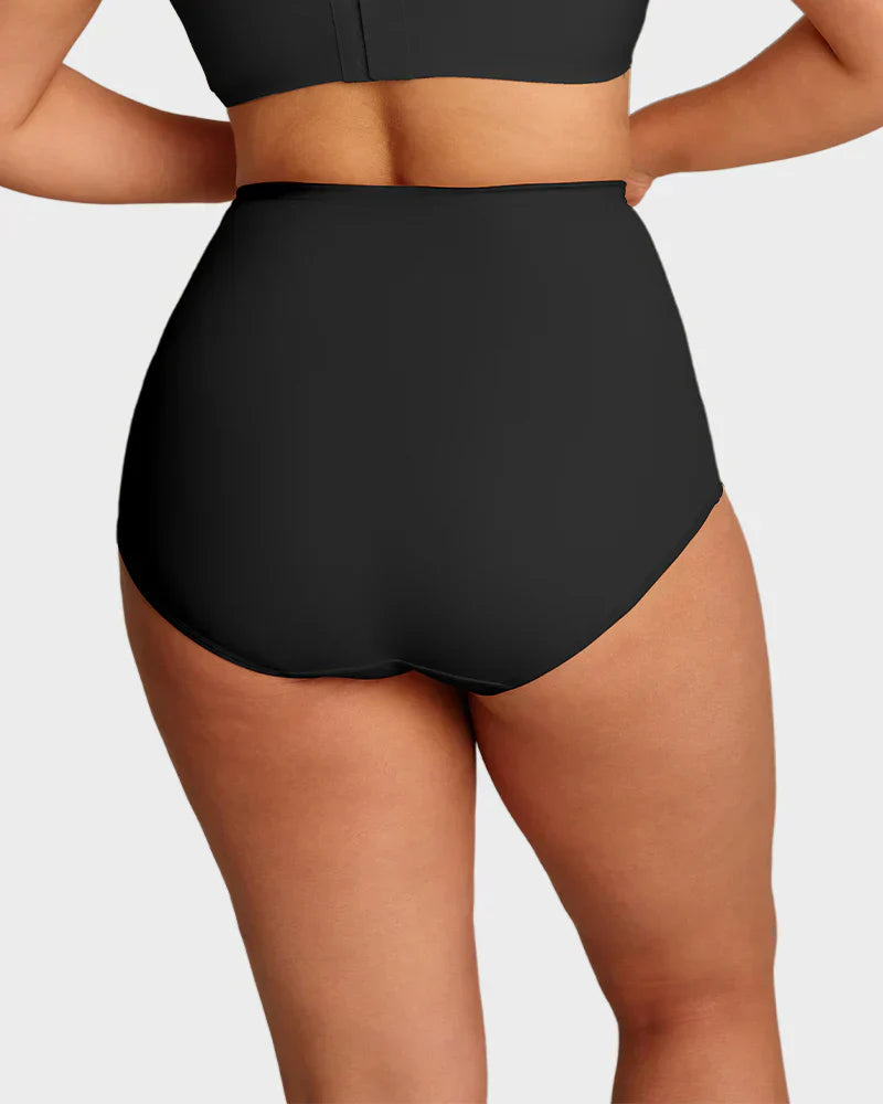 Last Day-Buy 1 Get 3 PacksPlus-Size High-Waist Cross Tummy Control Panties