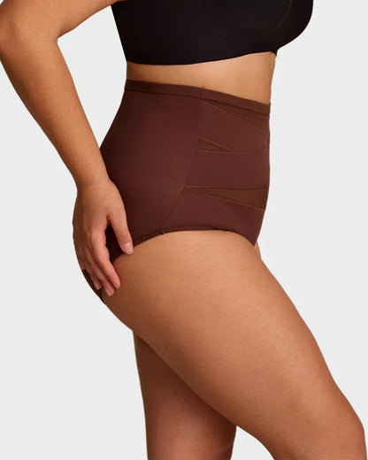 Last Day-Buy 1 Get 3 PacksPlus-Size High-Waist Cross Tummy Control Panties