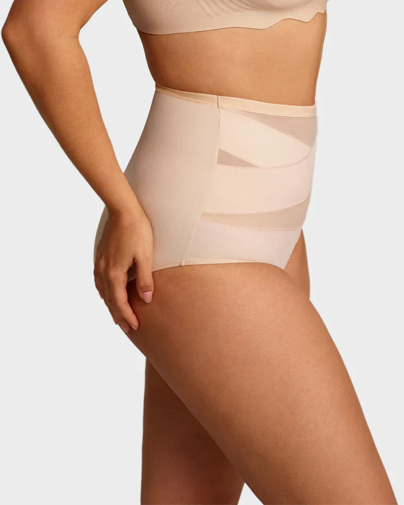 Last Day-Buy 1 Get 3 PacksPlus-Size High-Waist Cross Tummy Control Panties