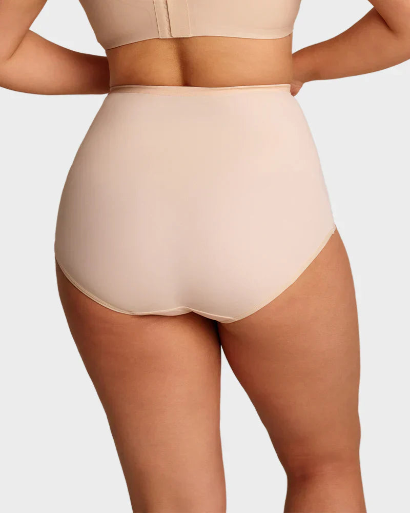 Last Day-Buy 1 Get 3 PacksPlus-Size High-Waist Cross Tummy Control Panties