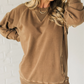 ✨HOT SALE 50% OFF🏆Women's Ribbed Accent Pocketed Pullover