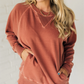 ✨HOT SALE 50% OFF🏆Women's Ribbed Accent Pocketed Pullover