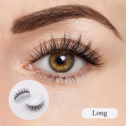 🔥 Buy One Get One Free 🎁  💐Self-Adhesive Reusable Lashes – 3-Sec Application, No Glue Needed.