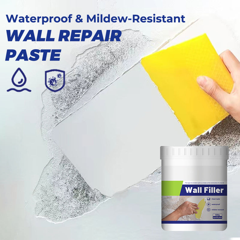 🛠️ Masilla reparadora de paredes resistente al agua y al moho💧¡Pincel gratis! 🖌️  ✨ ¡Reparaciones de paredes del hogar rápidas y limpias! 🏡