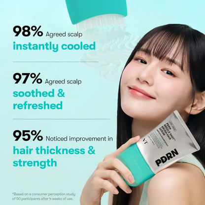✨ VT COSMETICS PDRN Reedle Shot Hair Serum Brush – Scalp Care & Root Nourishing Treatment