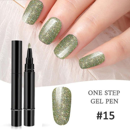 ⏰Limited Time Buy 1 Get 1 Free🔥 - $14.9 For 2 Pcs! One Step Nail Gel Pen