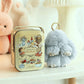 📢📢LIMITED TIME SPECIAL SALE 50% OFF !! ⏰🐰Handmade Soft Bunny PomPom Charms – Fluffy, Cute & Perfect for Bags, Keys & Gifts🎉