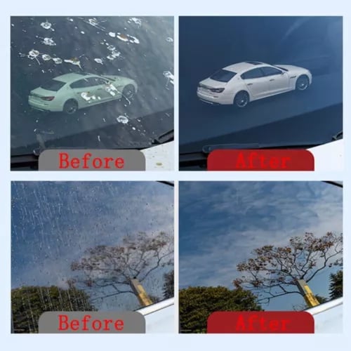 Autoglas oliefilmverwijdering doekjes