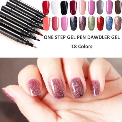 ⏰Limited Time Buy 1 Get 1 Free🔥 - $14.9 For 2 Pcs! One Step Nail Gel Pen