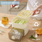 2026 HOT SALE🥳50K+ SOLD! 50% OFF!🥳💞 Ice Cube Maker with Storage – 48 cubes at once, leak‑proof lid. Stackable, saves space. Includes ice scoop & tong. A summer essential.