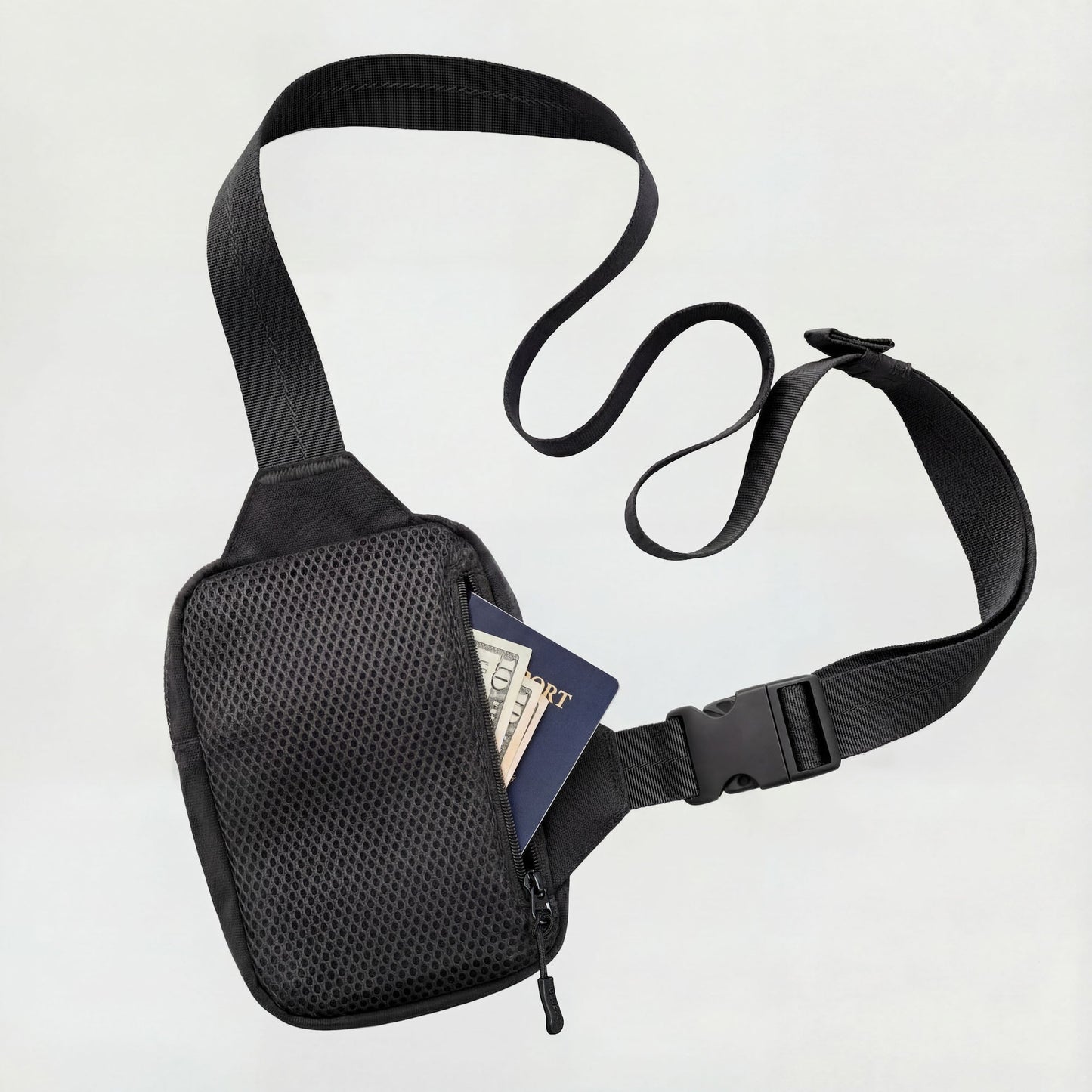 🎉50% OFF🎁Upgraded Travel Sling Bag 2.0 – Anti-Theft & 500D Durability