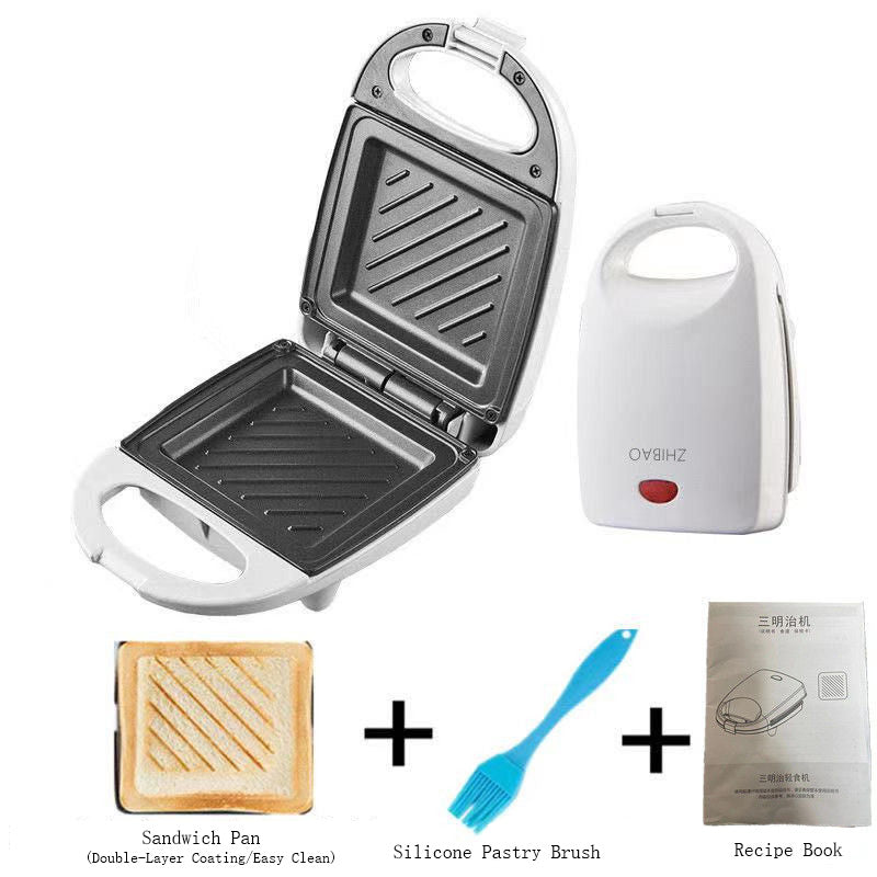 ⚡️Compact Fast-Heat Sandwich Maker🥪 - Nonstick Removable Plates, One-Touch Operation (Compact Countertop)