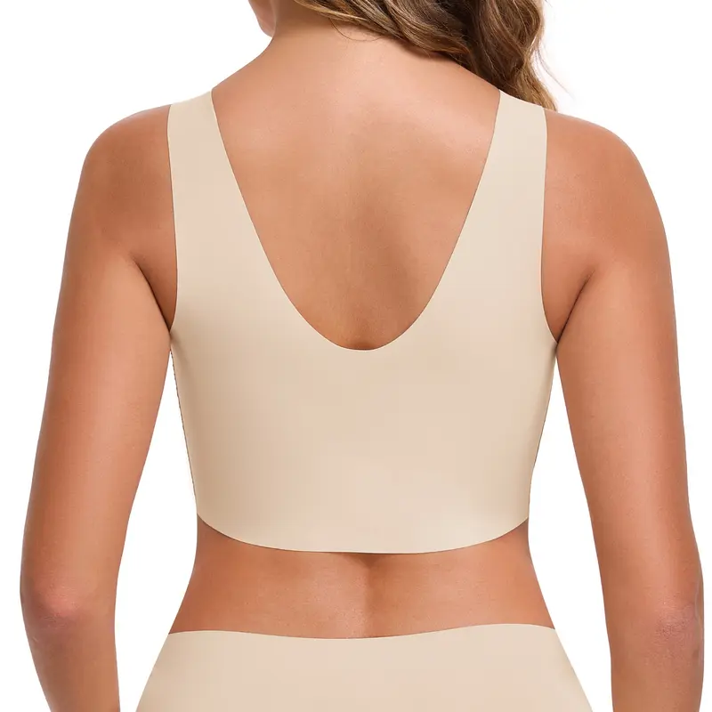 ✨ubras Seamless Bras for Women Full Coverage Wireless Bralette Widen Straps Side Comfortable Breathable