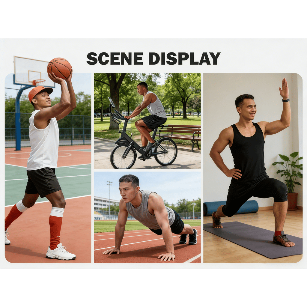 💪👕Men's  Wide Strap Ribbed Tank Top