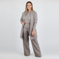 ⏳Time-Limited Special⏰Elegant 3-piece set including long cardigan, top and pants💞