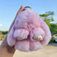 📢📢LIMITED TIME SPECIAL SALE 50% OFF !! ⏰🐰Handmade Soft Bunny PomPom Charms – Fluffy, Cute & Perfect for Bags, Keys & Gifts🎉