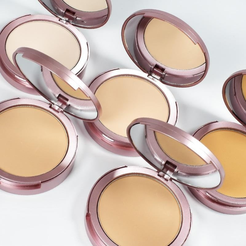 💜LAST DAY -BUY 1 GET 1 FREE💜⚡50K+ SOLD!✨Oil-Control Setting Compact Powder Foundation