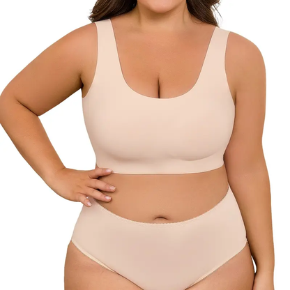 ✨ubras Seamless Bras for Women Full Coverage Wireless Bralette Widen Straps Side Comfortable Breathable