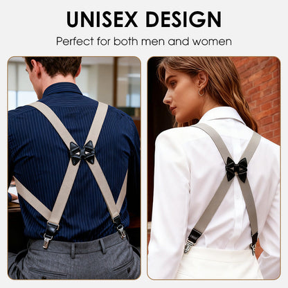 Men's X-Back Suspenders with Hook Clips