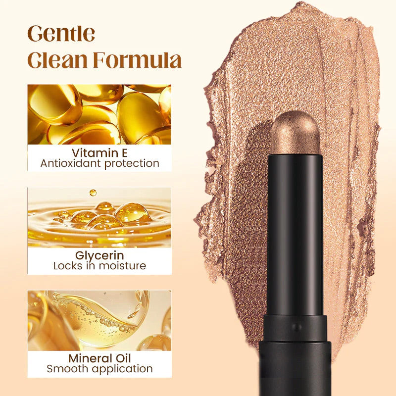 📢📢50% OFF !!!⏰Long-Wear Glitter Stick – One-Swipe Vibrant Color, All-Day/All-Night Wear & Quick-Dry Formula 🎄