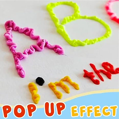 🏆 Christmas Sale 🎁3D Relief Art Pen — Transform Simple Drawings into Tactile 3D Creations ✨