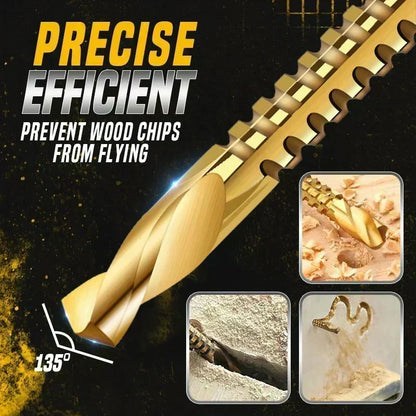🔩 BUY 2 GET 1 FREE! ⚙️Twist Drill Bit Set – High-Speed Steel, Titanium-Coated & Multi-Material Ready
