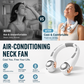 ¡OFERTA ESPECIAL 2026!🔥¡Más de 50.000 unidades vendidas! Ventilador de cuello con aire acondicionado: ultrasilencioso, rotación de 360°, 3 velocidades. Refrigeración manos libres, batería de larga duración. ¡Imprescindible para el verano!