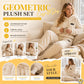 💖Black Friday Mega Deal – 50% off!💖Embossed Geometric Plush Set – Timeless Comfort & Effortless Style For Every Occasion