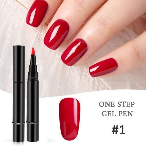 ⏰Limited Time Buy 1 Get 1 Free🔥 - $14.9 For 2 Pcs! One Step Nail Gel Pen