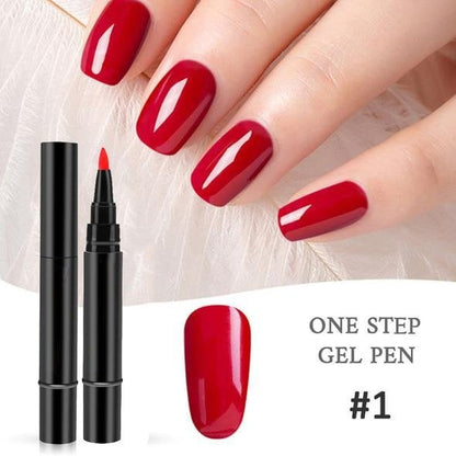 ⏰Limited Time Buy 1 Get 1 Free🔥 - $14.9 For 2 Pcs! One Step Nail Gel Pen