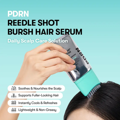 ✨ VT COSMETICS PDRN Reedle Shot Hair Serum Brush – Scalp Care & Root Nourishing Treatment
