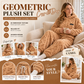 💖Black Friday Mega Deal – 50% off!💖Embossed Geometric Plush Set ✨Timeless Comfort & Effortless Style For Every Occasion