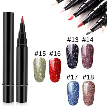 ⏰Limited Time Buy 1 Get 1 Free🔥 - $14.9 For 2 Pcs! One Step Nail Gel Pen