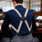 Tirantes X-Back para hombre con clips de gancho