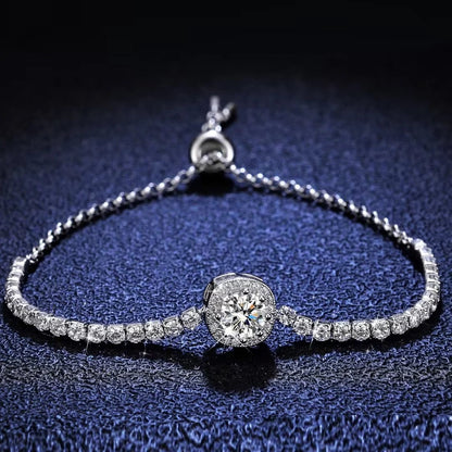 💖HOT SALE 50% OFF💖✨Copper Inlaid Cubic Zirconia Stone Bracelet, Exquisite Luxury Women Sparkly Accessory