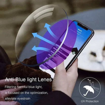 ✨Nieuwkomer✨Leesbril met hoge hardheid en bescherming tegen blauw licht voor dichtbij en veraf