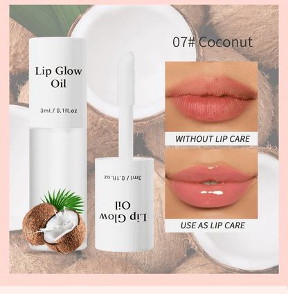 ⏳2026 NEW YEAR BUY MORE SAVE MORE✨ONLY ￡9.99!!!💋Tinted Lip Glow Oil - For Lush, Hydrated Lips with a Natural Glow! 💖