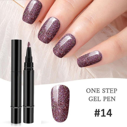 ⏰Limited Time Buy 1 Get 1 Free🔥 - $14.9 For 2 Pcs! One Step Nail Gel Pen