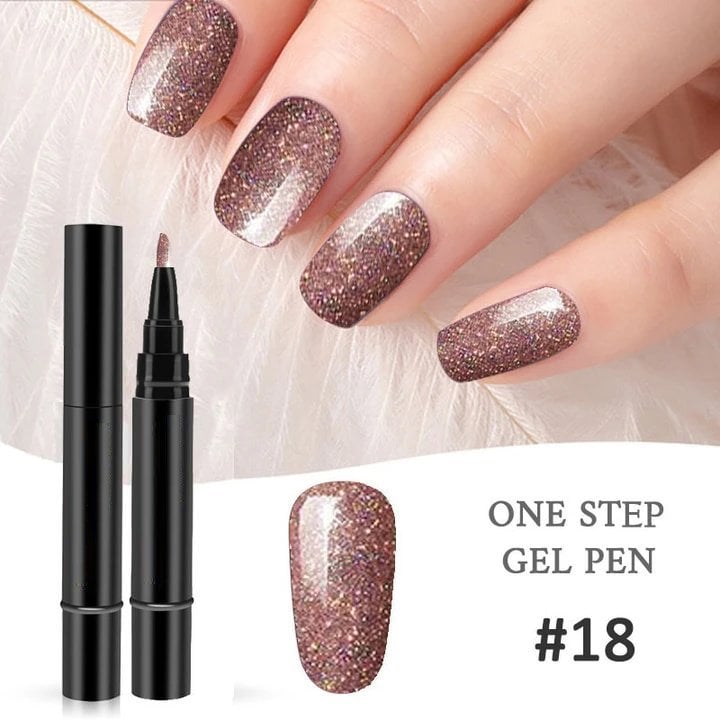 ⏰Limited Time Buy 1 Get 1 Free🔥 - $14.9 For 2 Pcs! One Step Nail Gel Pen