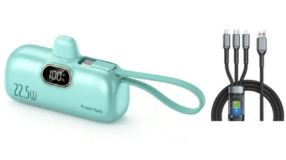 FLASH SALE - ￡9.99!!5000mAh Mini Portable Charger Power Bank for phone