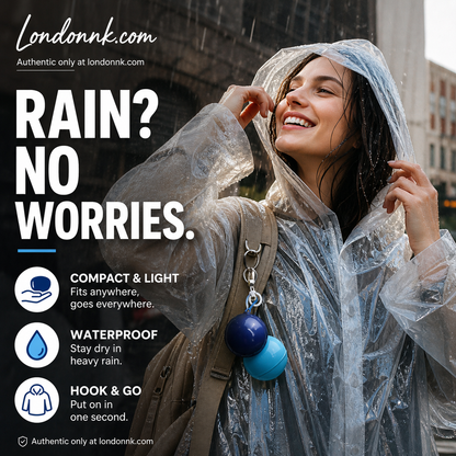 🥳BUY 1 GET 1 FREE! ☔Pocket-Sized Ball Disposable Raincoat – Ultra‑compact ball packaging fits in any bag, purse or glove box. Waterproof & easy to use – always ready for sudden showers! 🌧️✨