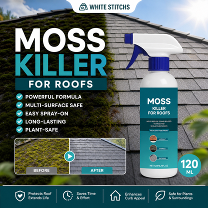 📢📢50% OFF !! ⏰Multi-Surface Roof Moss & Algae Cleaner Spray