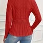 ⏳Limited-time 50% off⏰Women's Chunky-Knitted Crew Neck Peplum Sweater🧶👚