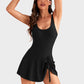 LAST DAY SALE: ONLY ￡12.99!!Women's One Piece Tummy Control Tie Knot Swimsuit