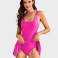 LAST DAY SALE: ONLY ￡12.99!!Women's One Piece Tummy Control Tie Knot Swimsuit