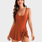 LAST DAY SALE: ONLY ￡12.99!!Women's One Piece Tummy Control Tie Knot Swimsuit
