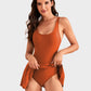 LAST DAY SALE: ONLY ￡12.99!!Women's One Piece Tummy Control Tie Knot Swimsuit