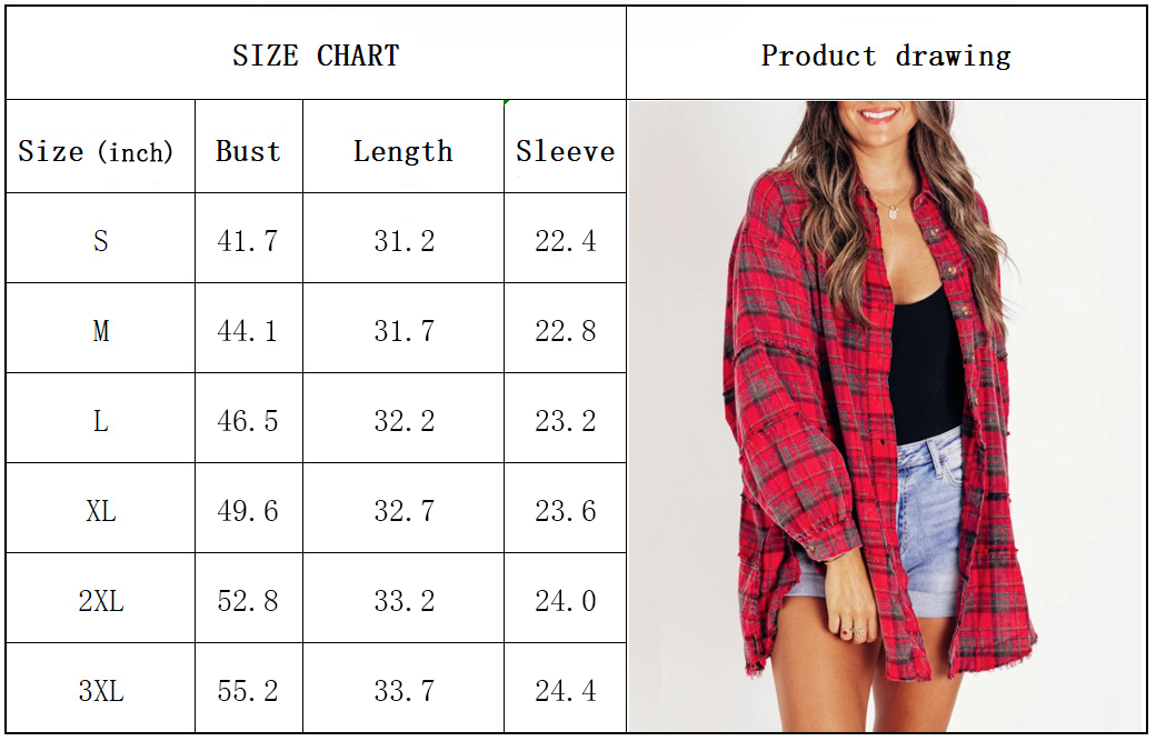 🔥Hot Sale 68% OFF🔥🏆Women's Mineral Washed Button Down Plaid Shirt