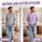 💖Black Friday Mega Deal – 50% off!💖Men's Layered-Look Waffle T-Shirt | Comfortable everyday style with elegant texture 👚
