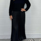 💝Women’s Stylish and Elegant Round-neck Pleated Dress